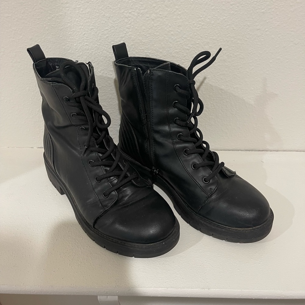 MIA Black Combat Boots